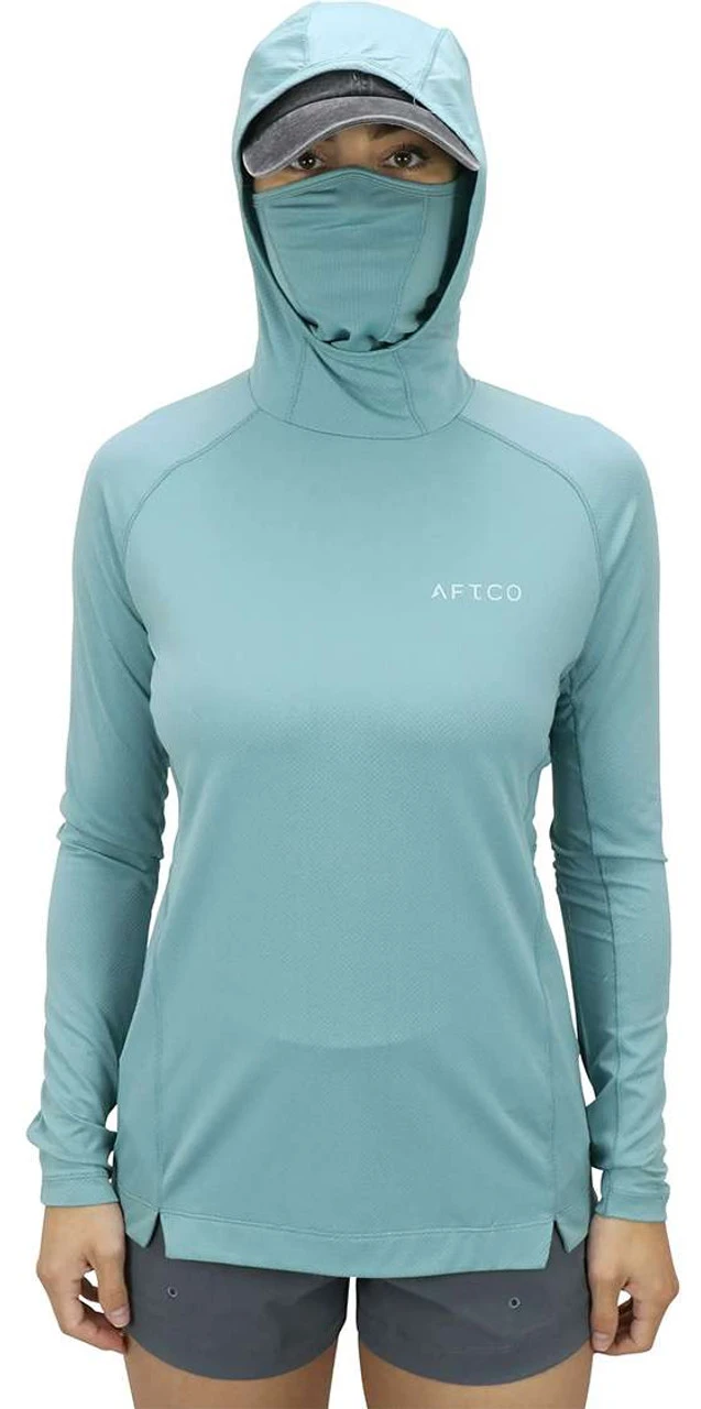 Aftco Womens Adapt Performance Hood - Aquifer - X-Large 1 Aftco Womens Adapt Performance Hood - Aquifer - X-Large