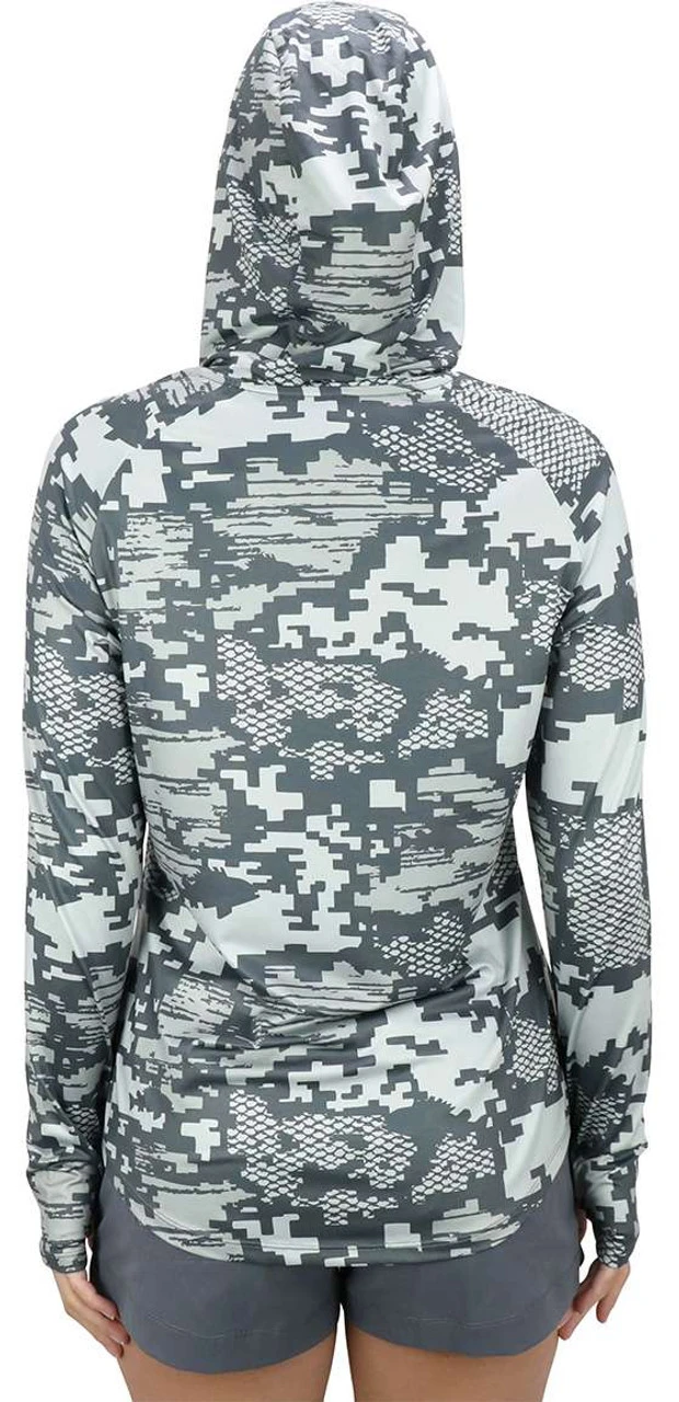 Aftco Womens Tactical Camo Hooded Shirt 2 Aftco Womens Tactical Camo Hooded Shirt - Image 2