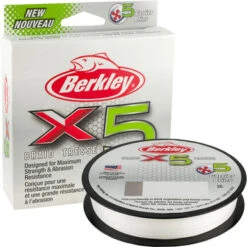Berkley X5 Braided Line - Crystal - 40lb - 330yds