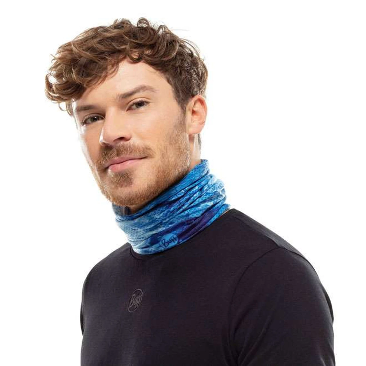 Buff CoolNet UV+ Camo Blue 2 Buff CoolNet UV+ Camo Blue - Image 2