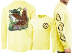 David Dunleavy Flounder Reef LS Performance Shirts -Fishing Goods Store david dunleavy dmw8051 flounder reef long sleeve performance shirts 03143.1651034407