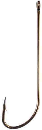 Eagle Claw 072R 2X Long Shank Offset Hook - Bronze - Size 2