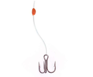 Eagle Claw Lazer Sharp 2X Stinger Treble Snell Hooks 1 Eagle Claw Lazer Sharp 2X Stinger Treble Snell Hooks