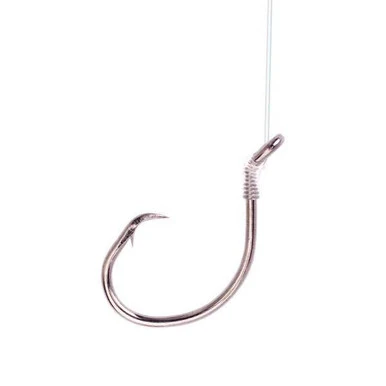 Eagle Claw Lazer Sharp 9222H Circle Sea Snelled Hook 18 1 Eagle Claw Lazer Sharp 9222H Circle Sea Snelled Hook 18