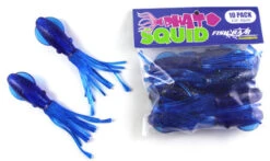 Fish Razr Phat Squid - 5.25 In. - 10pk