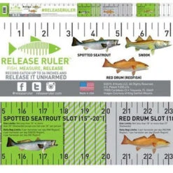 Florida Inshore Slam Release Ruler Decal