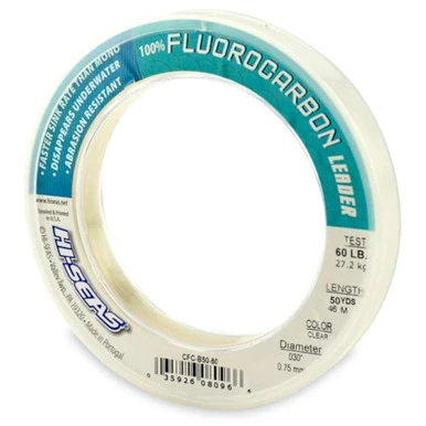 Hi-Seas Fluorocarbon Leader 50 Yd. 1 Hi-Seas Fluorocarbon Leader 50 Yd.