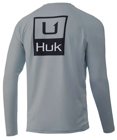 Huk Hukd Up Pursuit Long Sleeve Shirt - Sharkskin - 2X-Large 1 Huk Hukd Up Pursuit Long Sleeve Shirt - Sharkskin - 2X-Large