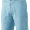 Huk Pursuit Scaled Dye Boardshort - Beach Glass - 40