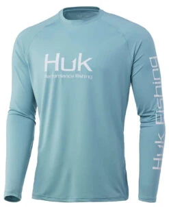 Huk Vented Pursuit Long Sleeve Shirt - Porcelain Blue - 2X-Large