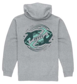 Jetty Backflip Hoodie - Heather Grey - 3X-Large