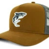 Jetty Blacktip Trucker Hat - Brown