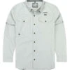 Jetty Bowline Long Sleeve Guide Shirt - Grey - Large