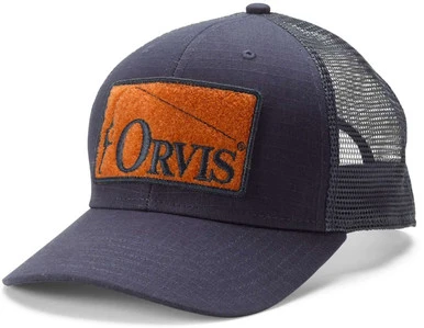 Orvis Ripstop Covert Trucker Hat - Navy 1 Orvis Ripstop Covert Trucker Hat - Navy