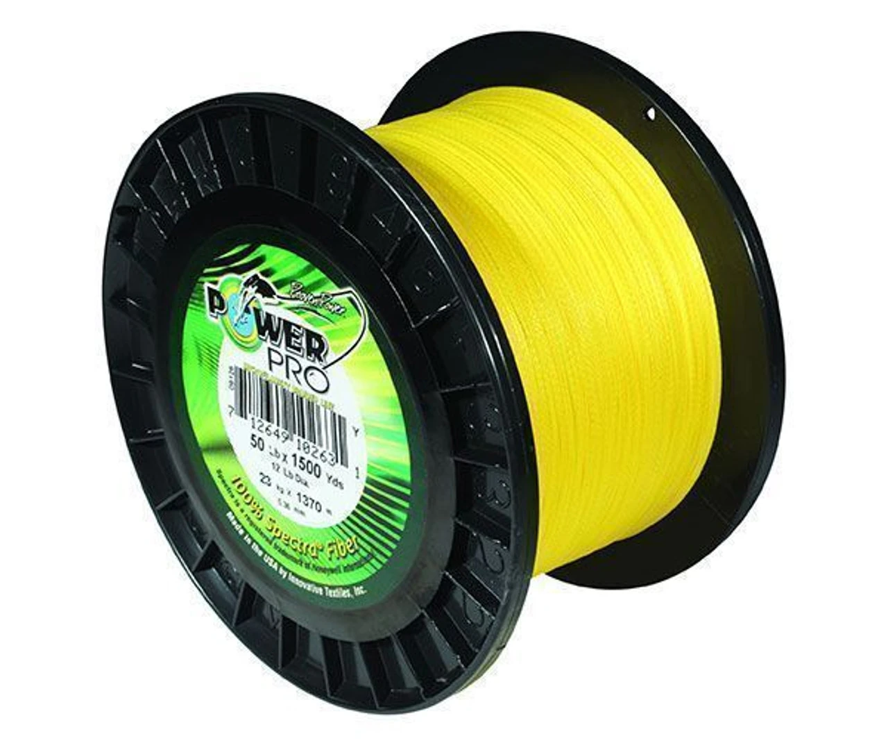 Power Pro PowerPro Braided Spectra Fiber Fishing Line Hi-Vis Yellow 150 Yds 2 Power Pro PowerPro Braided Spectra Fiber Fishing Line Hi-Vis Yellow 150 Yds - Image 2