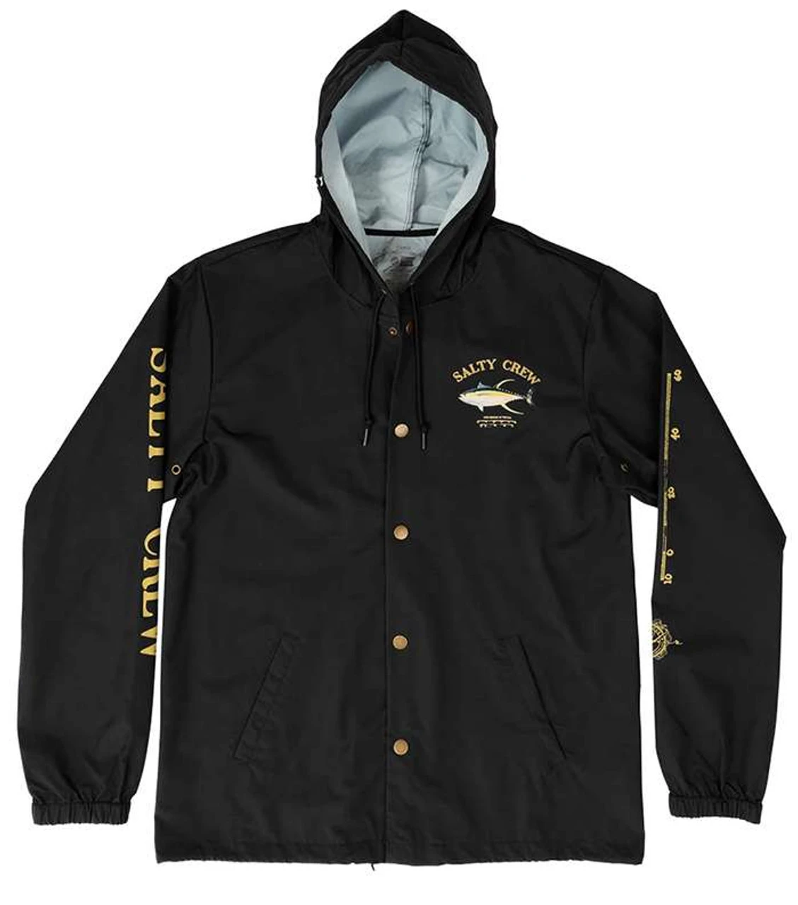 Salty Crew Ahi Mount Snap Jacket - Black - 2X-Large 1 Salty Crew Ahi Mount Snap Jacket - Black - 2X-Large