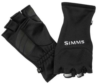 Simms Freestone Half Finger Mitt - Black 1 Simms Freestone Half Finger Mitt - Black