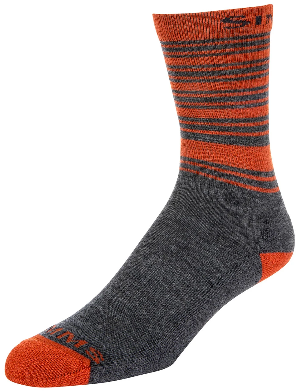 Simms Merino Lightweight Hiker Sock - Carbon - X-Large 1 Simms Merino Lightweight Hiker Sock - Carbon - X-Large