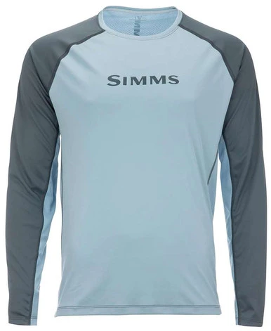 Simms Solarvent Long Sleeve Crew Shirt - Steel Blue/Storm - Large 1 Simms Solarvent Long Sleeve Crew Shirt - Steel Blue/Storm - Large