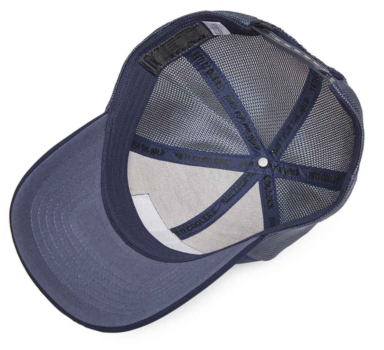 YETI Navy On Navy Patch Trucker Hat 3 YETI Navy On Navy Patch Trucker Hat - Image 3
