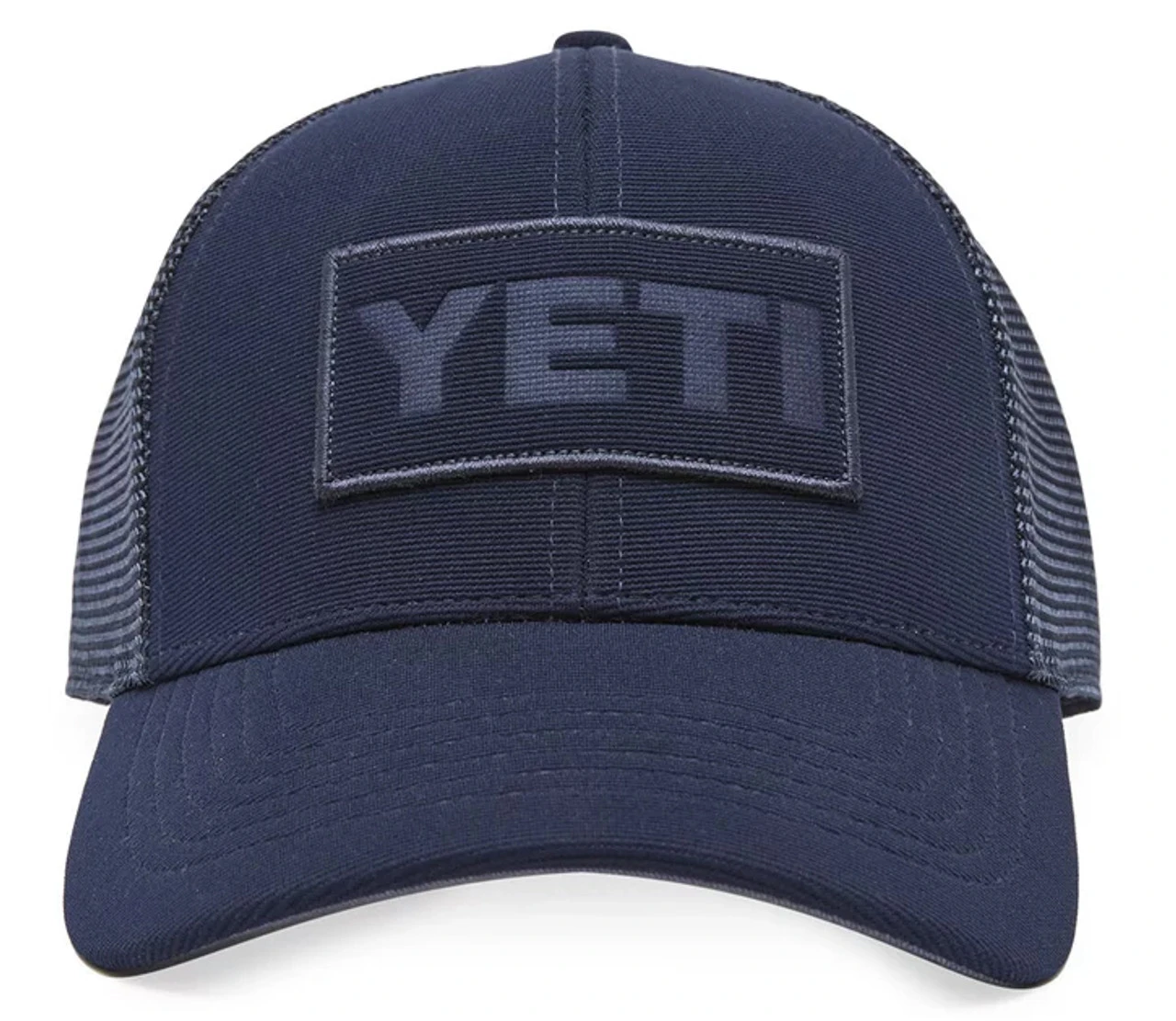 YETI Navy On Navy Patch Trucker Hat 2 YETI Navy On Navy Patch Trucker Hat - Image 2
